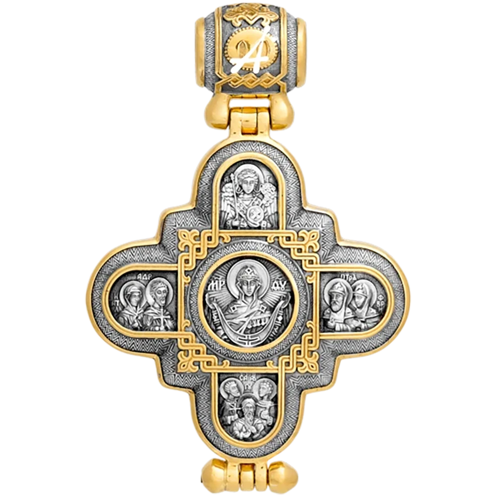 Семейный крест-мощевик